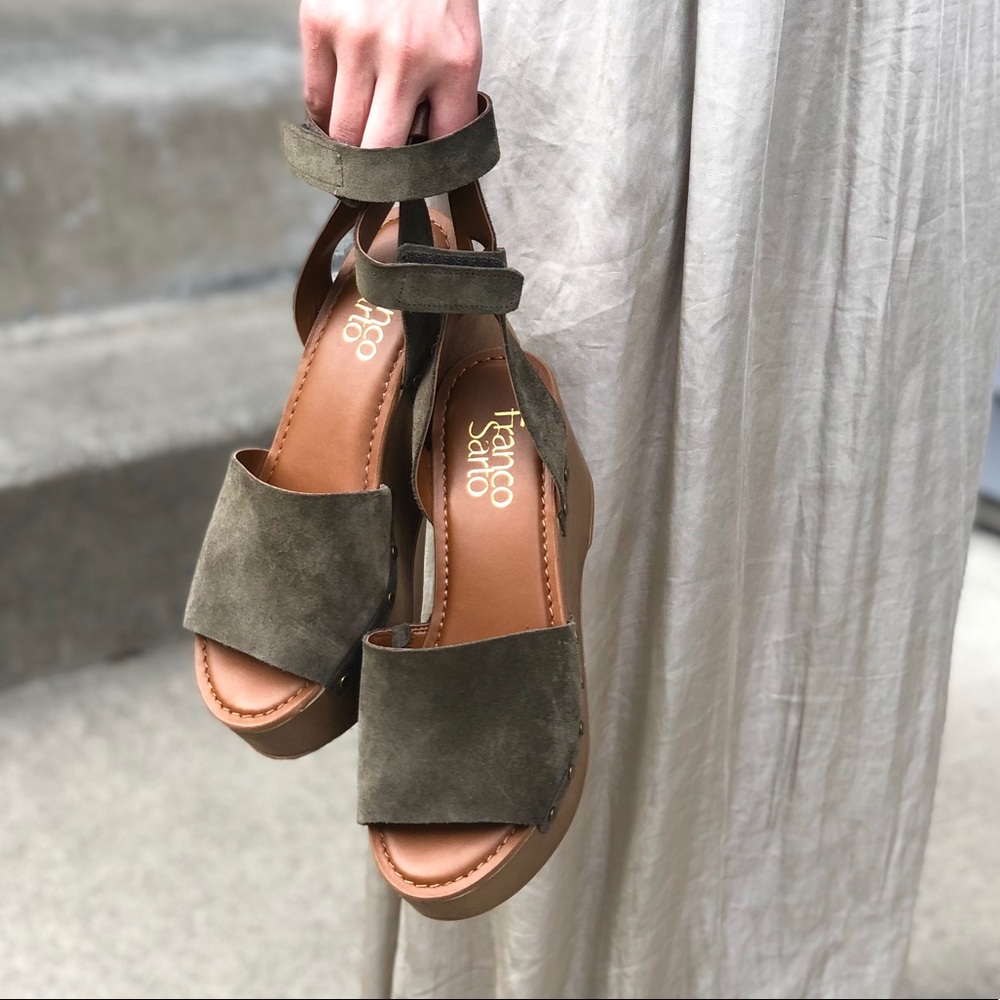Suede Franco Sarto Wedges